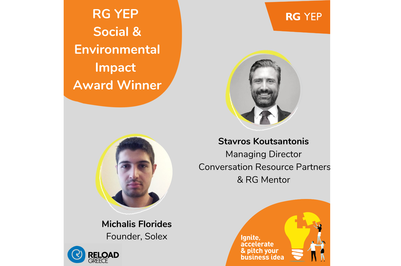 Interview with Michalis Florides, Founder of Solex - the Winner of Environmental & Social Impact Award of the RG Young entrepreneurship Program 2019!
