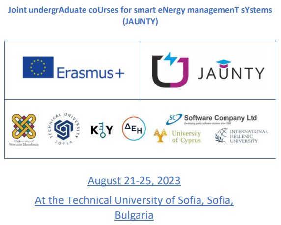 Opportunity for Students to Participate in Training Program at the Technical University of Sofia