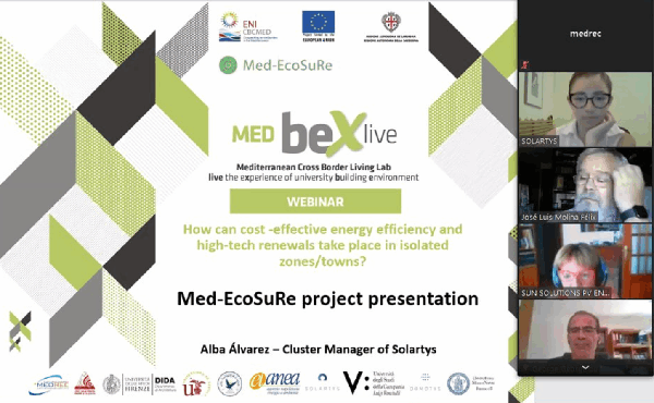 Presentation of BERLIN project to the Webinar organized by Med-EcoSuRe! 