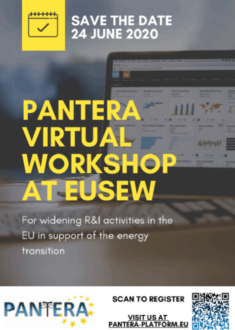 Join the first Pan-European PANTERA Virtual Workshop!