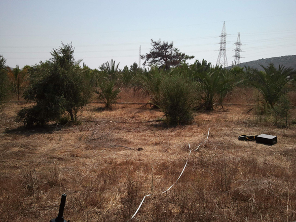 Overhead power line tower