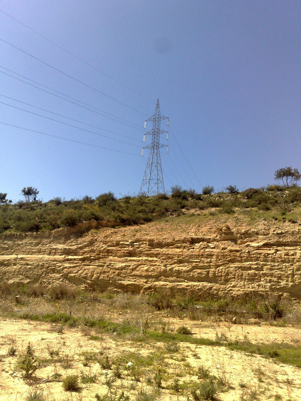 Overhead power line tower